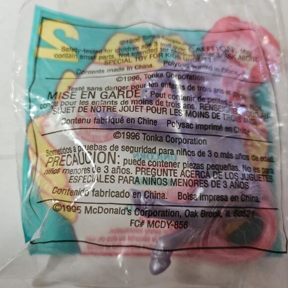 1995 McDonalds Littlest Pet Shop Unicorn New in Package - Picture 2 of 2